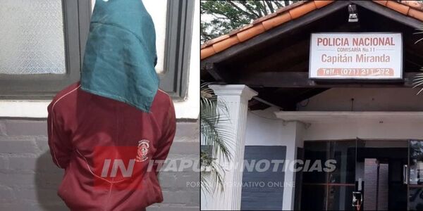 UN HOMBRE FUE APREHENDIDO TRAS INTENTO DE ROBO EN CAPITÁN MIRANDA - Itapúa Noticias