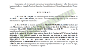 Mantienen prisión preventiva para uno de los acusados por megacarga de cocaína