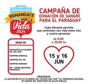 “Remangate por la vida 2024" invita a los paraguayos a masiva campaña de donación de sangre - Megacadena - Diario Digital