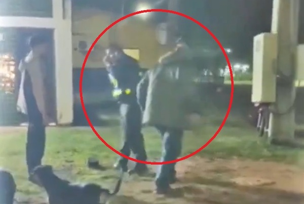 Se negó a hacerse el alcotest y golpeó a un agente de la Caminera - Noticiero Paraguay