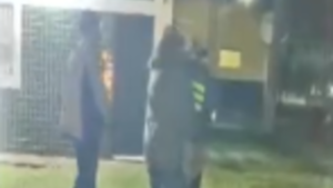 Conductor borracho noqueó de un tongazo a caminera