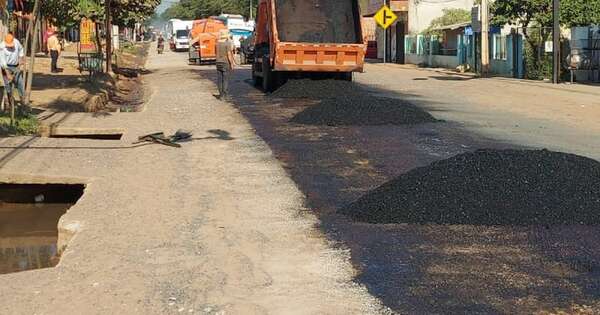 Diario HOY | Obras de mejoramiento vial en calles de Limpio abarcarán toda la semana