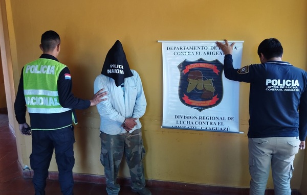 Personal policial de Lucha contra el abigeato, detienen en San José a un sujeto por quien pesaba orden captura - Noticiero Paraguay