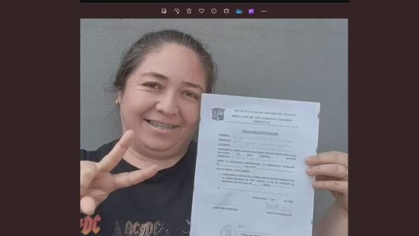 La notificaron por hacer asado - SNT