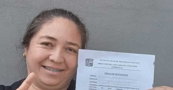 La Nación / Mujer ridiculizó a personal municipal de Pdte. Franco tras notificación por humo de asado
