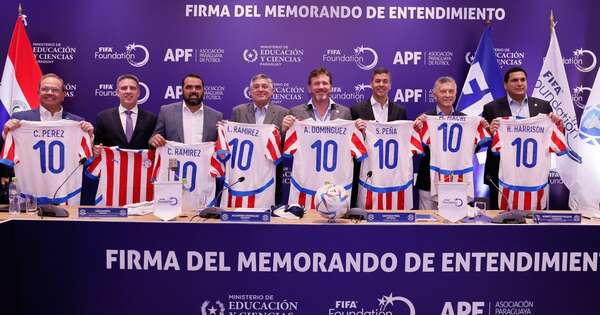 La Nación / Acuerdo con Fundación FIFA buscará invertir en la educación de 10 mil niños del país