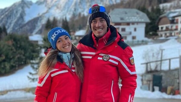 Muere pareja italiana de esquiadores expertos tras caer 700 metros de una montaña