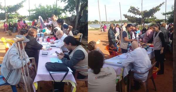 La Nación / Damas solidarias llevaron atención médica en Tablada