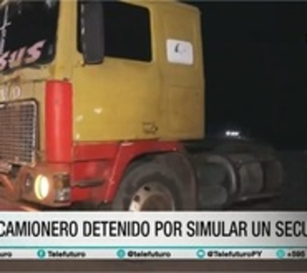 Camionero habría simulado un secuestro para robar su carga - Paraguay.com