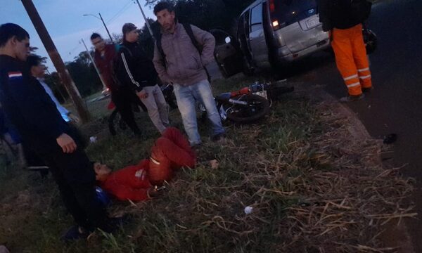 Dos heridos en accidente de tránsito