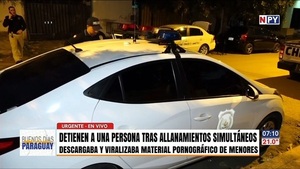 Atrapan a presunto comercializador de pornografía infantil - Noticias Paraguay