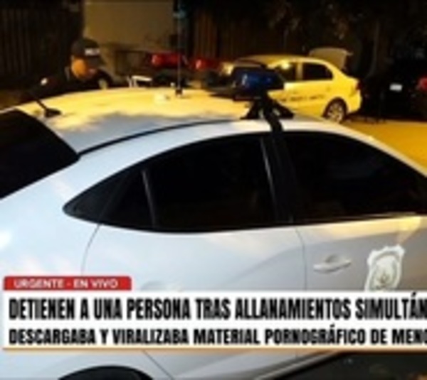 Atrapan a presunto comercializador de pornografía infantil - Paraguay.com