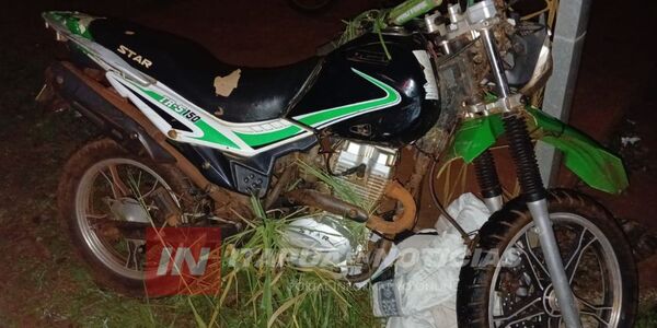 MOTOCICLISTA RESULTÓ HERIDO TRAS CAER VIOLENTAMENTE DE SU BICICLO - Itapúa Noticias