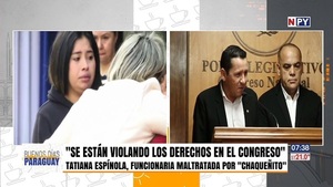Funcionaria agredida por Chaqueñito lamenta la impunidad concedida por el Senado - Noticias Paraguay