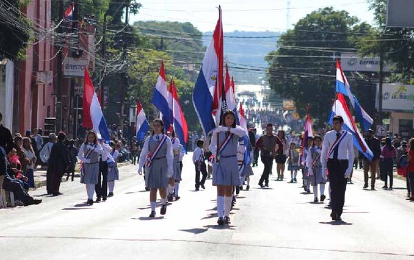 Desfile estudiantil se realizará este lunes 10 de junio en Coronel Oviedo – Prensa 5