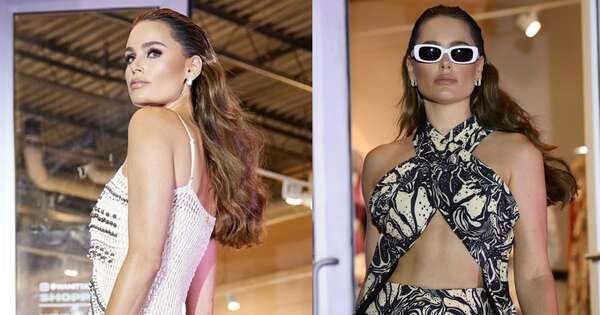 La Nación / Stephi Stegman deslumbró en Miami Swim Week
