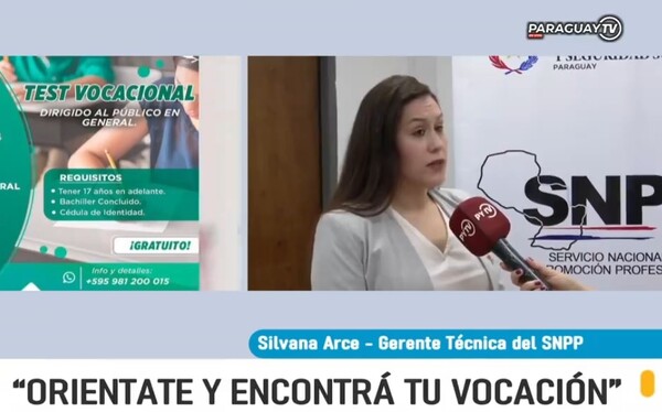 SNPP certifica a trabajadores empíricos y aplica test vocacionales a favor de la empleabilidad • PARAGUAY TV HD