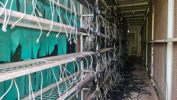 ANDE intervino inmueble en La Colmena dedicado a la criptominería