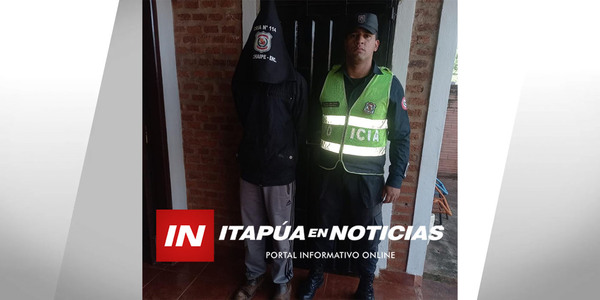 DETIENEN A SUJETO CON ÓRDENES DE CAPTURA POR ROBO EN ENCARNACIÓN - Itapúa Noticias