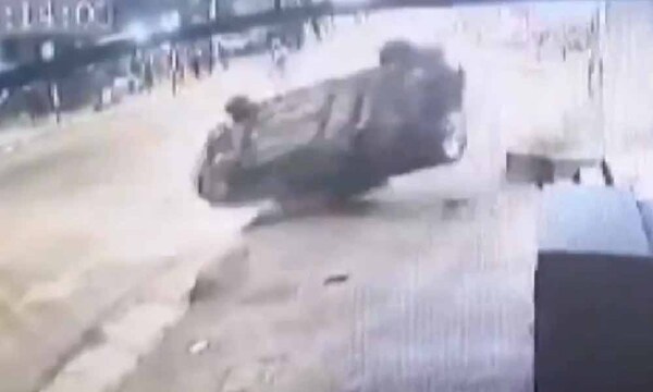 Cinturón de seguridad salvó a una pareja de un aparatoso accidente en Asunción – Prensa 5