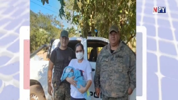 Mujer indígena dio a luz en una patrullera - Noticias Paraguay