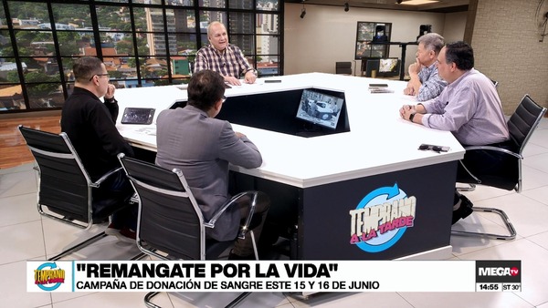 “Remangate por la vida 2024”: campaña de concienciación para donar sangre - Megacadena - Diario Digital