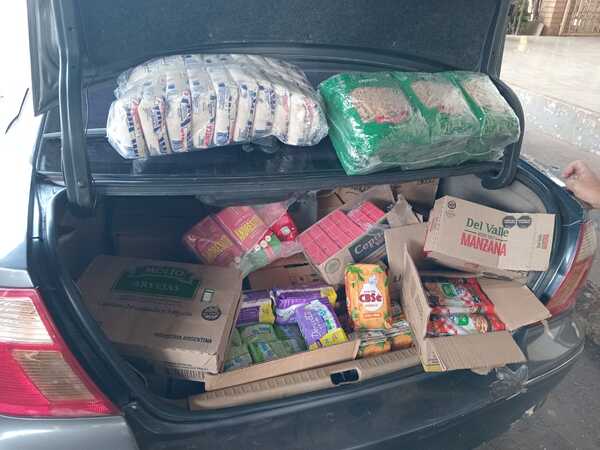 Retienen vehículo repleto de mercaderías presumiblemente ingresados de contrabando