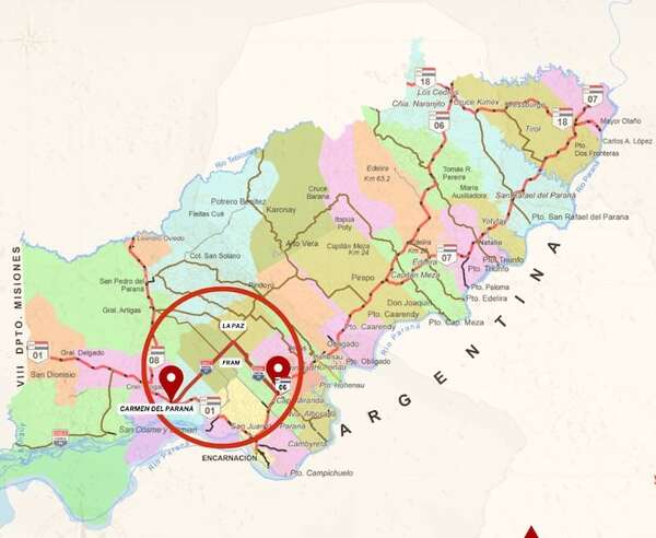 MOPC licita la rehabilitación de la “Ruta Graneros del Sur” por US$ 14 millones - Economía - ABC Color