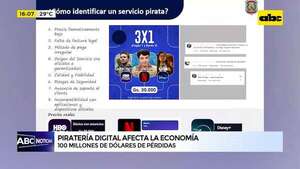 Piratería digital afecta la economía: 100 millones de dólares de pérdidas - ABC Noticias - ABC Color