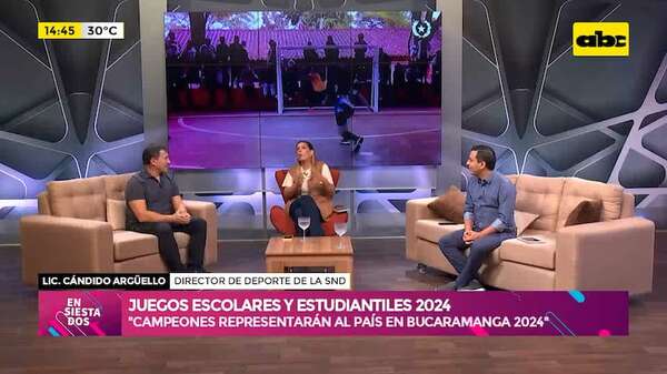 Juegos Escolares y Estudiantiles 2024: la SND abrió oficialmente el periodo de inscripciones - Ensiestados - ABC Color