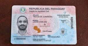 Diario HOY | Nuevas cédulas de identidad se imprimen con la constancia de ser donante
