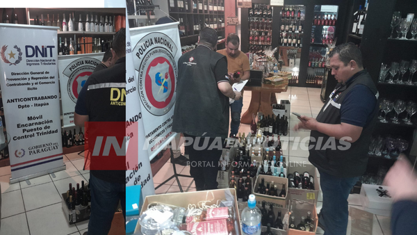 ALLANARON BODEGA EN ENCARNACIÓN POR CONTRABANDO DE VINOS - Itapúa Noticias