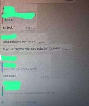 Alumnos habrían planeado envenenar a una docente de un colegio de Coronel Oviedo - Nacionales - ABC Color