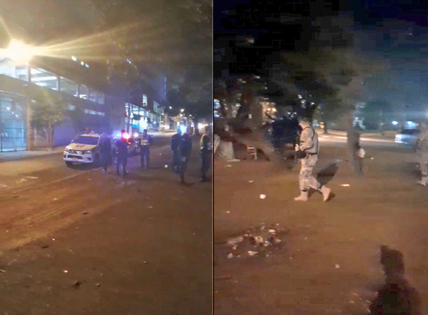 Vuelven a intervenir la carpa de adictos cerca de la terminal urbana - La Clave
