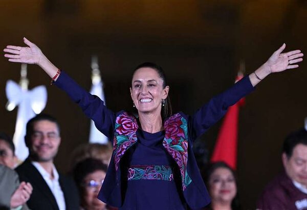 Sheinbaum celebra su victoria oficial entre nerviosismo de los mercados de México