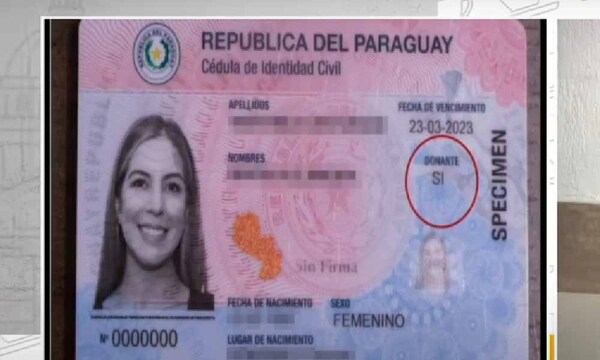 Nueva cédula de identidad ya viene con constancia de donante de órganos – Prensa 5