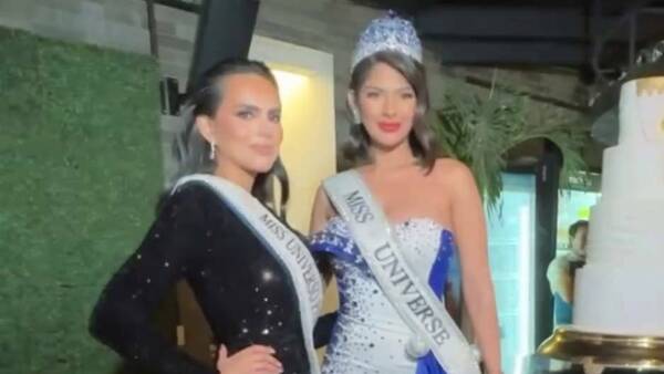 ¡Naomi Méndez posó con la Miss Universo y quiere su corona!