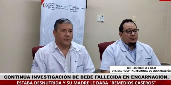 YA ESTÁ EN MANOS DE LA JUSTICIA INVESTIGAR MUERTE DE BEBÉ DE UN AÑO EN ENCARNACIÓN - Itapúa Noticias