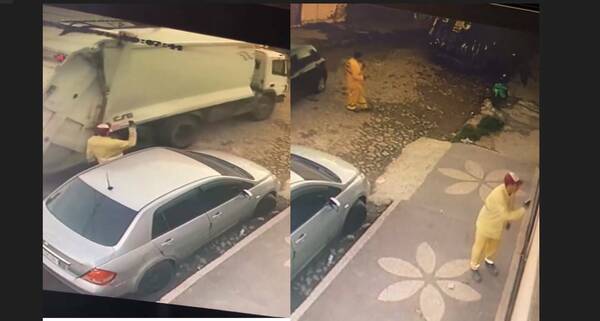 [VIDEO] ¡Emociona! El recolector de basura que encontró un celu en la calle y lo devolvió a su dueña