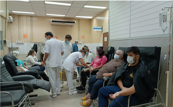 Servicios hospitalarios del IPS copados por cuadros respiratorios