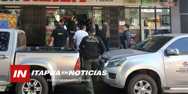 TRAS ALLANAMIENTO EN LOCAL DE ENCARNACIÓN DECOMISAN VARIAS MERCADERÍAS - Itapúa Noticias