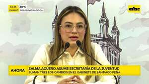 Salma Agüero: anuncian nueva ministra de Juventud - ABC Noticias - ABC Color