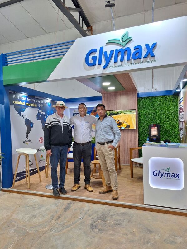 Glymax llevó nuevas propuestas e insumos consolidados para la región del Chaco en la Expo Pioneros