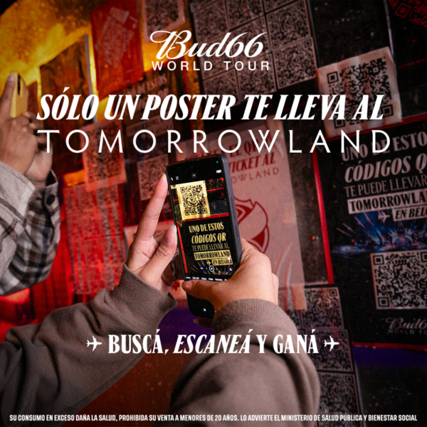 ¡BUD66 Revoluciona Asunción! Encontrá el poster ganador y viajá a Tomorrowland Bélgica - trece