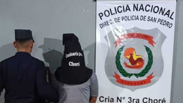 Policía detiene a presunto delincuente Tutú'i en Choré