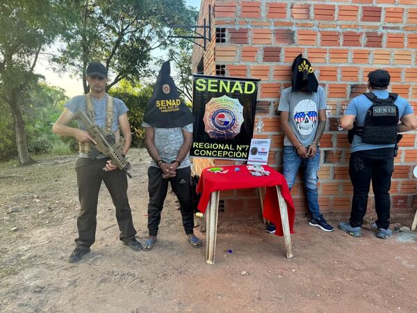 SENAD detiene dos supuestos vendedores de crack en Calaverita