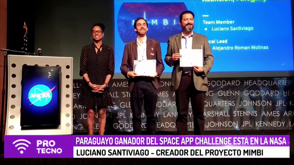 Paraguayo ganador del Space App Challenge está en la Nasa - Megacadena - Diario Digital