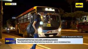 Paro de transportistas sigue vigente: Gobierno no logra un acuerdo - ABC Noticias - ABC Color