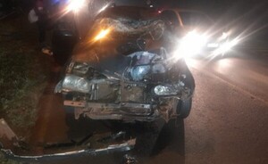 Motociclista muere tras colisión frontal contra automóvil
