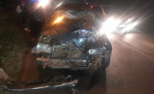 Motociclista muere tras colisión frontal contra automóvil